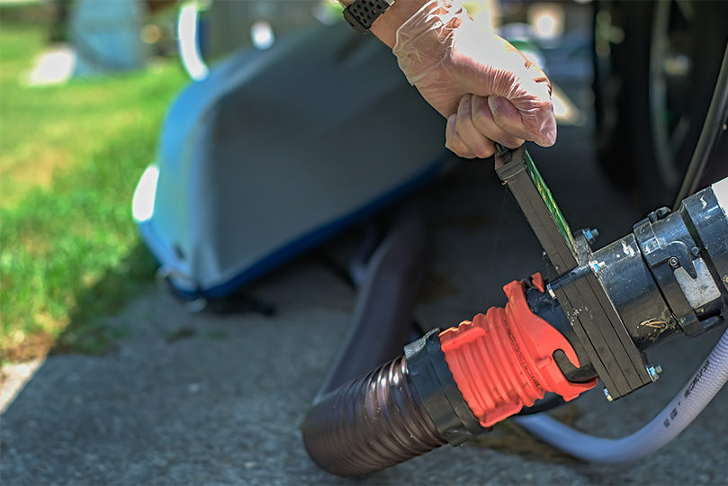 aire de vidange pour camping cars