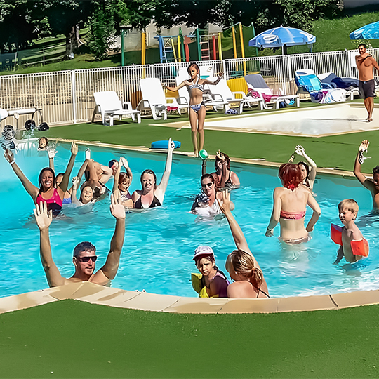 camping piscine chauffee grand serre
