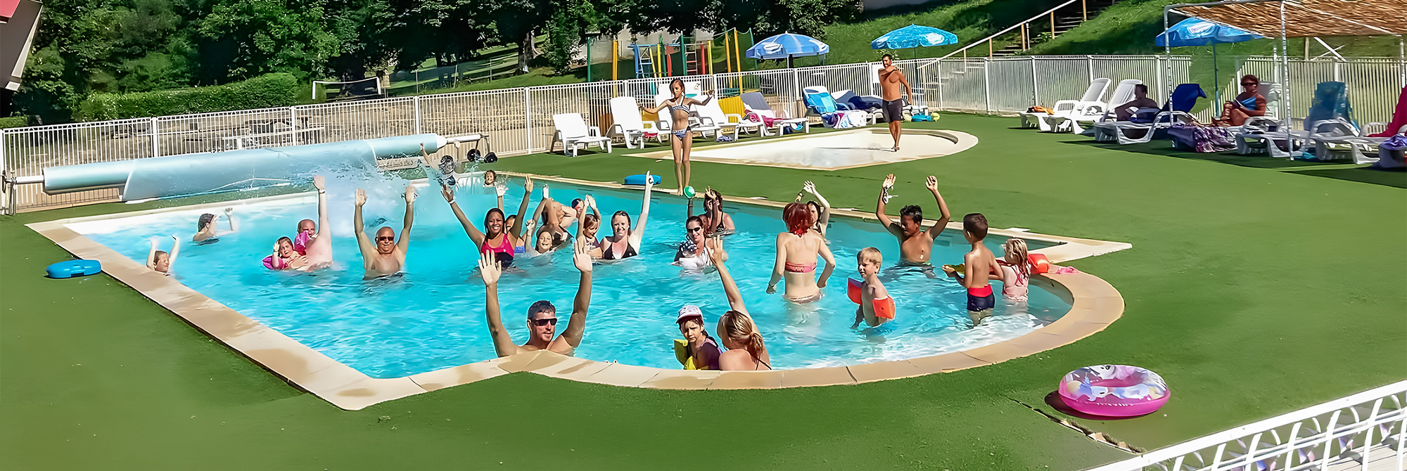 camping piscine chauffee grand serre