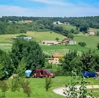 emplacement camping drome hauterives