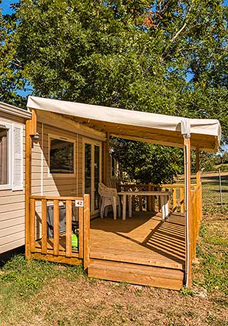 mobil homes chalet camping la drome