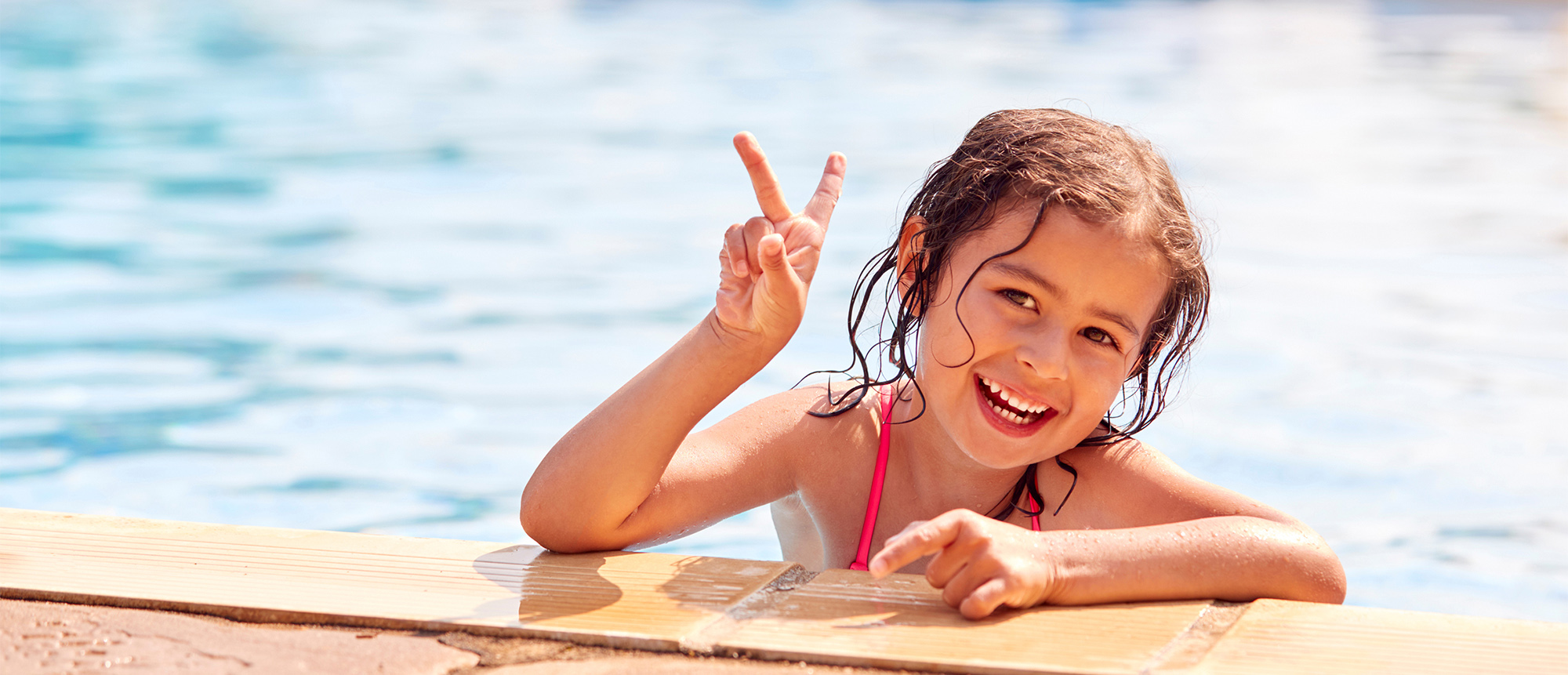 piscine chauffee au camping dans la drome
